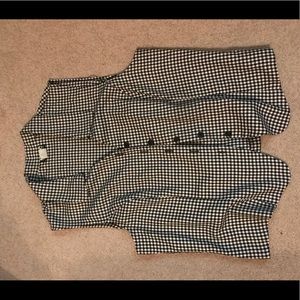 Plaid vest w/ skort